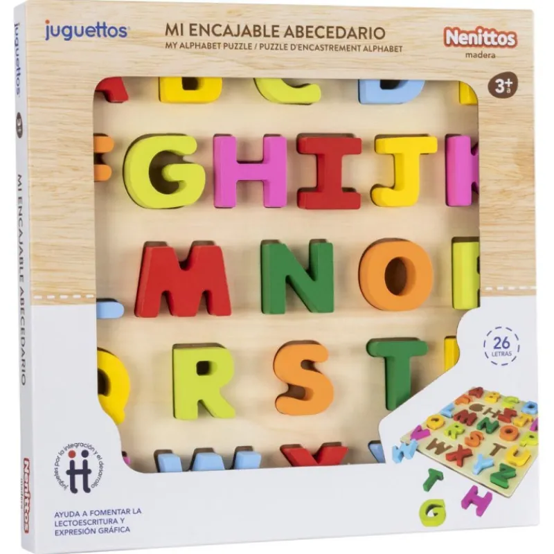 Nenittos Mi Encajable Abecedario 26 Letras> Juguetes Educativos|Primera Infancia