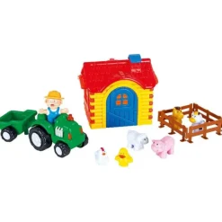Nenittos Mi Granja con Tractor Musical> Vehículos Y Pistas