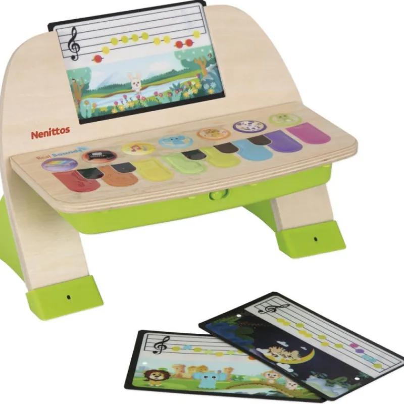 Nenittos Mi Piano Táctil de Madera> Primera Infancia