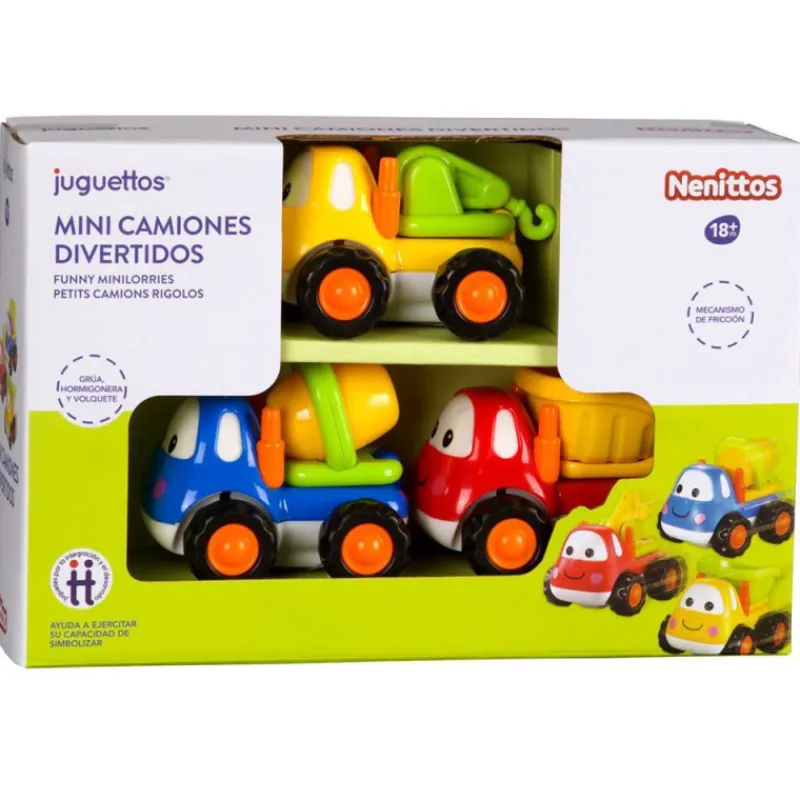 Nenittos Mini Camiones Divertidos> Juguetes Educativos|Vehículos Y Pistas