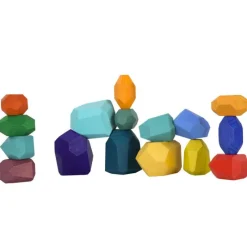 Nenittos Piedras de Madera Apilables 16 Piezas><noscript><img width=