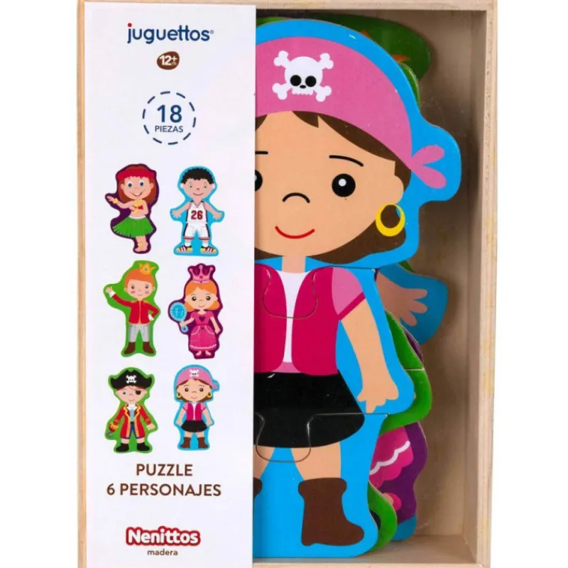 Nenittos Puzzle 6 Personajes> Puzzles|Vehículos Y Pistas