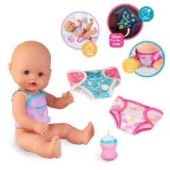 Nenuco Pop Muñeco con 2 Pañales Reutilizables y Accesorios> Muñecas