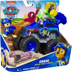 Paw patrol Camión de Policía Rescue Wheels Cruiser y Figura de Chase><noscript><img width=
