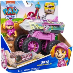 Paw patrol Camión Monstruo Rescue Wheels Jet y Figura de Skye> Figuras Acción|Vehículos Y Pistas