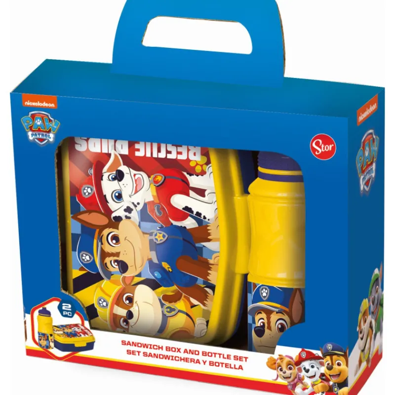 Paw patrol Set Sandwichera y Botella> Vuelta Al Cole