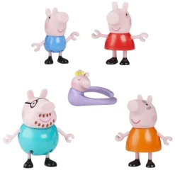 Peppa pig Pack 5 Figuras Peppa y su Familia de 5><noscript><img width=