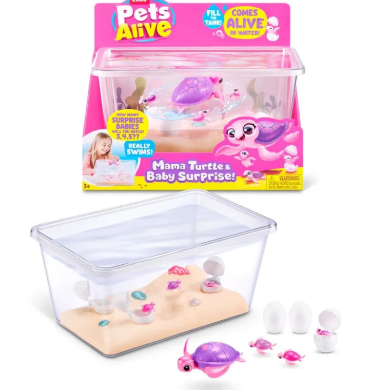 Otras marcas Pets Alive Mama Turtle and Baby Surprise!> Figuras Acción