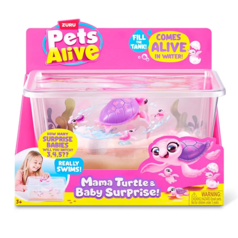 Otras marcas Pets Alive Mama Turtle and Baby Surprise!> Figuras Acción