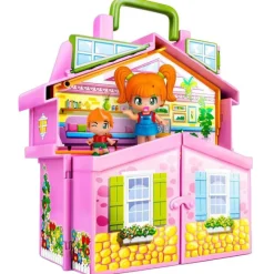 Pinypon Casa Rosa Maletín> Figuras Acción