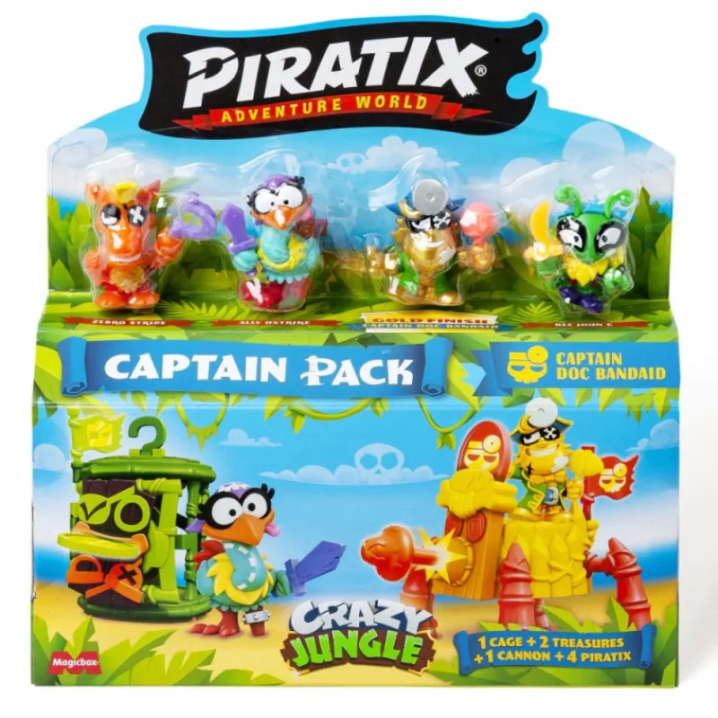 Piratix Crazy Jungle Captain Pack Varios Modelos> Figuras Acción