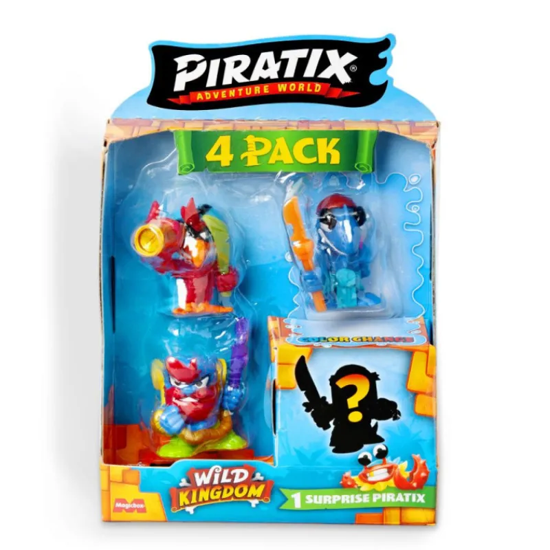 Piratix Wild Kingdom Pack 4 Figuras Varios Modelos> Figuras Acción