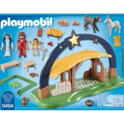 Playmobil Christmas Belén con Luz - 9494><noscript><img width=