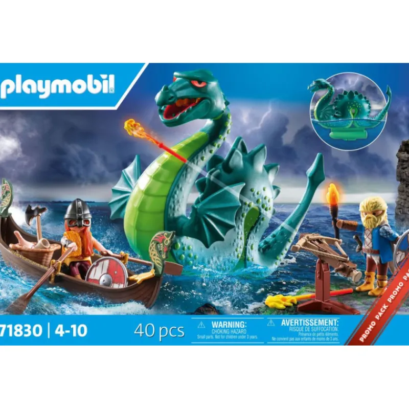 Playmobil Héroes Vikingos con Monstruo Marino - 71830> Figuras Acción