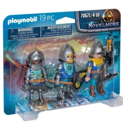 Playmobil Novelmore Set de 3 Caballeros - 70671> Figuras Acción