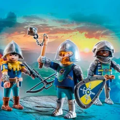 Playmobil Novelmore Set de 3 Caballeros - 70671> Figuras Acción