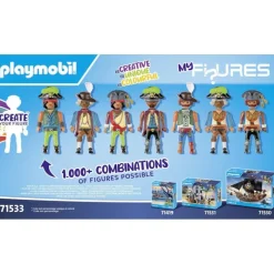 Playmobil Pirates My Figures: Piratas - 71533><noscript><img width=