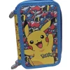 Pokemon Pokémon Plumier Clásico con 3 Cremalleras> Vuelta Al Cole