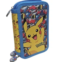 Pokemon Pokémon Plumier Clásico con 3 Cremalleras> Vuelta Al Cole