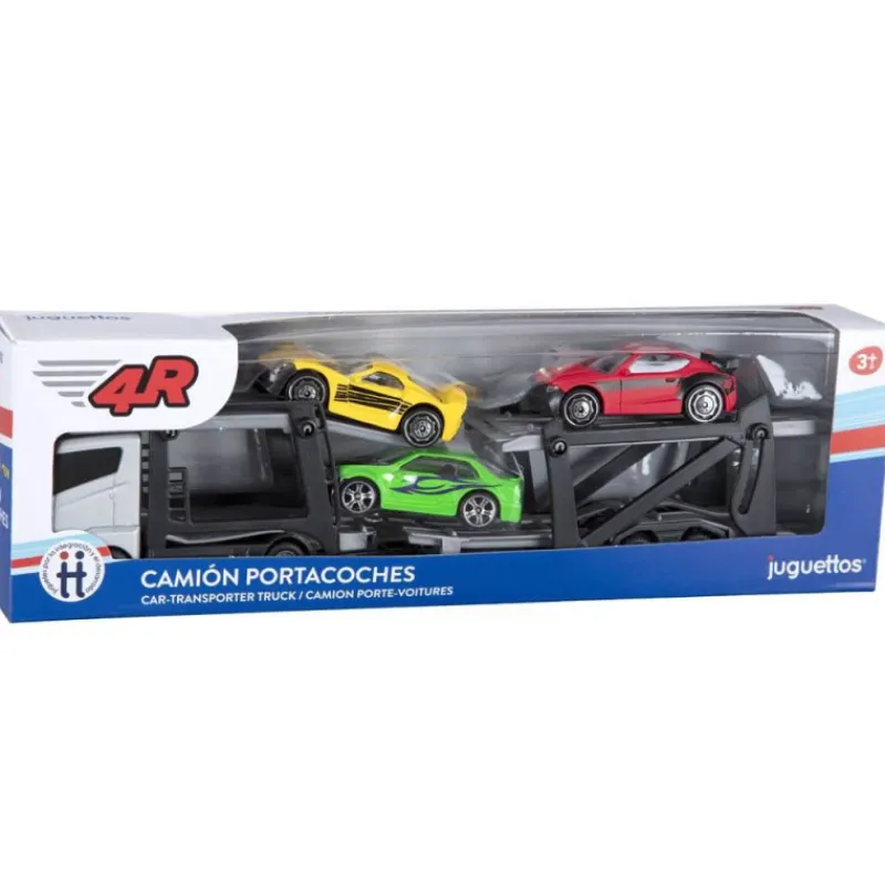 4r Camión Portacoches> Vehículos Y Pistas