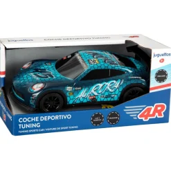 4r Coche Deportivo Tuning Azul> Vehículos Y Pistas