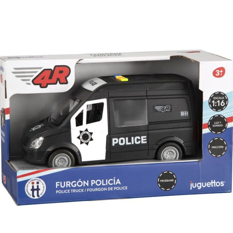 4r Furgón De Policía> Vehículos Y Pistas