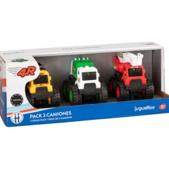 4r Pack 3 Camiones> Vehículos Y Pistas