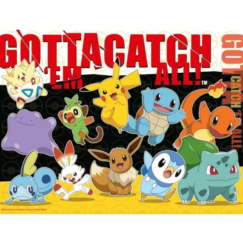 Pokemon Ravensburger Puzzle 4 x 100 Piezas Pokémon Bumper Pack> Puzzles