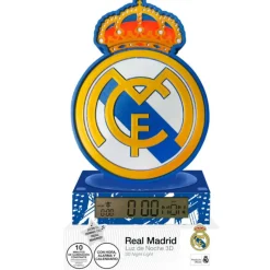 Otras marcas Real Madrid Lámpara 3D Alarma y Despertador> Juguetes Electrónicos