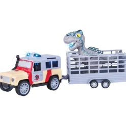 Otras marcas Remolque con Dinosaurio Jeep 1:20> Figuras Acción|Vehículos Y Pistas