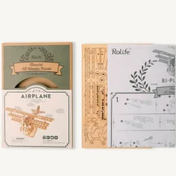 Otras marcas Robotime Avión Maqueta de Madera> Construcción|Fan Zone