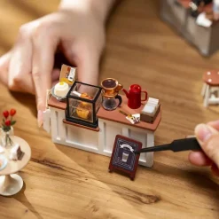 Otras marcas Robotime Cafetería Maqueta><noscript><img width=