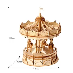Otras marcas Robotime Carrousel Maqueta de Madera><noscript><img width=