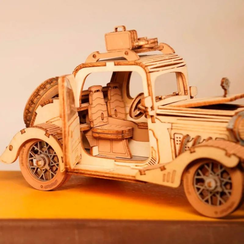 Otras marcas Robotime Coche Vintage Maqueta de Madera> Construcción|Fan Zone