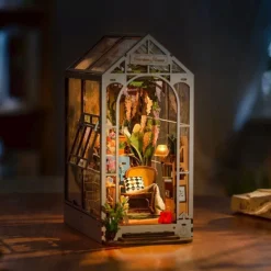 Otras marcas Robotime Flower House Sujetalibros><noscript><img width=