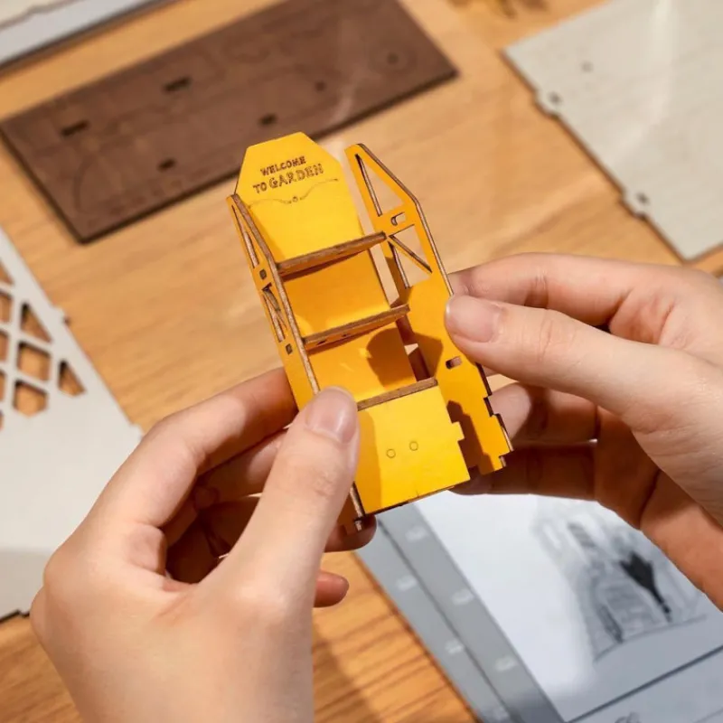 Otras marcas Robotime Flower House Sujetalibros> Construcción|Fan Zone