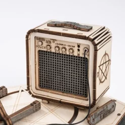 Robotime Guitarra Eléctrica con Amplificador Maqueta de Madera><noscript><img width=