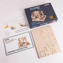 Otras marcas Robotime Montaña Rusa Maqueta de Madera> Construcción|Fan Zone