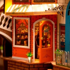 Robotime Sujetalibros Venecia Romántica Maqueta><noscript><img width=