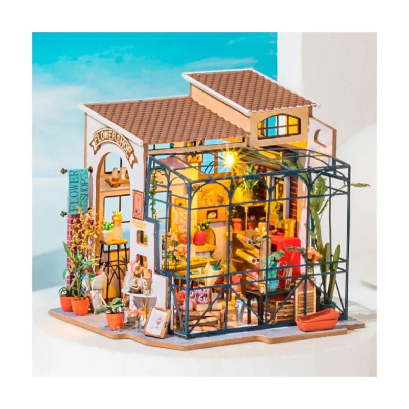 Otras marcas Robotime Tienda de Flores de Emily Maqueta> Construcción|Fan Zone
