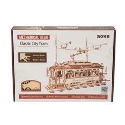 Robotime Tranvía Clásico Maqueta de Madera> Construcción|Fan Zone