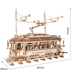 Robotime Tranvía Clásico Maqueta de Madera> Construcción|Fan Zone