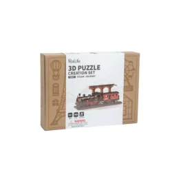 Rolife Steam Journey Rompecabezas 3D de Madera> Construcción|Fan Zone