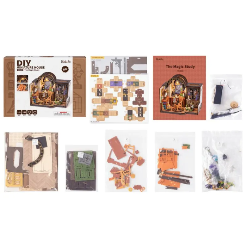 Rolife The Magic Studio Maqueta de Madera> Construcción