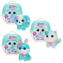 Otras marcas ScruffaLuvs Azul Peluche con Transportín y Accesorios Varios Modelos> Peluches
