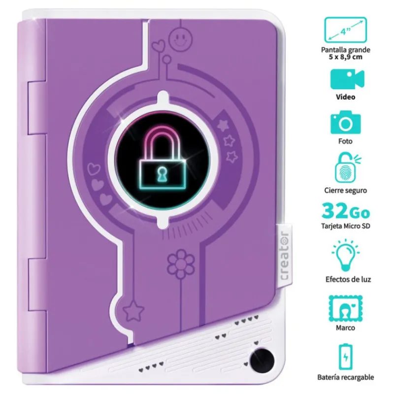 Otras marcas Secret Creator Vídeo Diario Secreto> Imitación|Juguetes Electrónicos