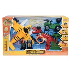 Otras marcas Set de Dinosaurio con Avión y Jeep> Figuras Acción
