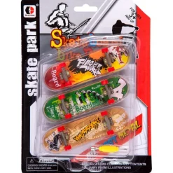 Otras marcas Skateboard de Dedos Con 3 Skates Con Herramientas Varios Modelos> Vehículos Y Pistas