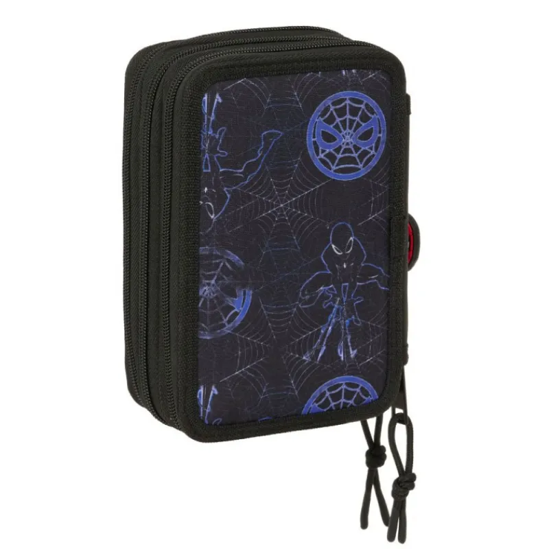 Spider-man Attack Plumier Triple 37 Piezas> Vuelta Al Cole