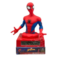 Spider-man Lámpara 3D con Despertador y Fecha><noscript><img width=